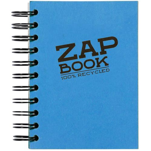 Clairefontaine Zap book A6 80gr 160L, mix boja, spiralni uvez, bjanko, 100% reciklirani papir slika 2