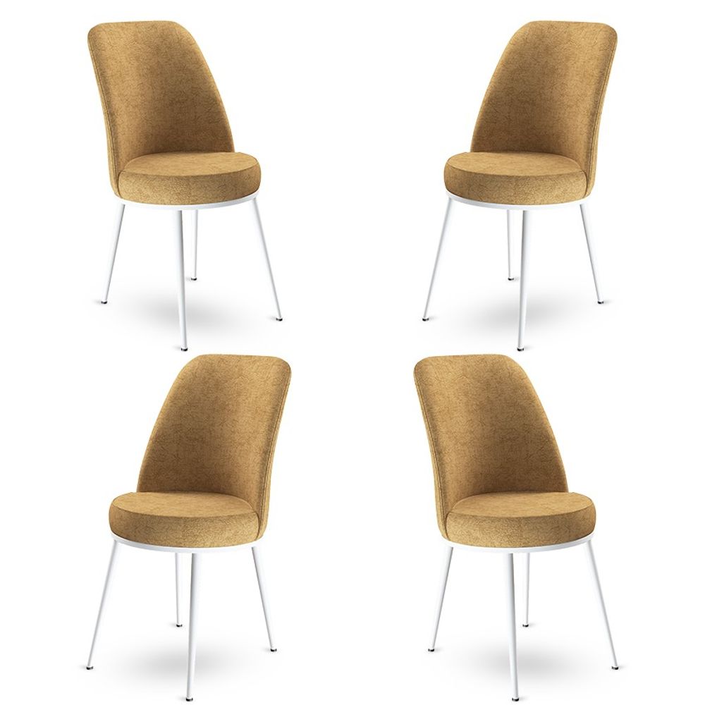 Dexa - Set Bijelih Cappuccino Stolica (4 Komada) slika 1