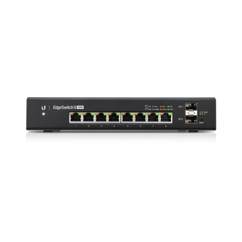 Ubiquiti EdgeSwitch 8 150W Upravljivi PoE+ Gigabit Switch sa SFP slika 1