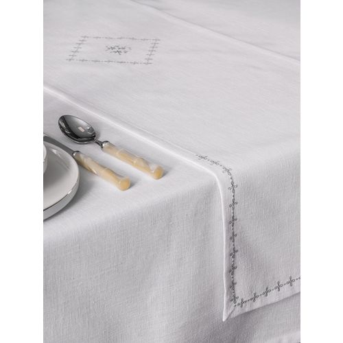 Pera - White White Tablecloth Set (8 Pieces) slika 2