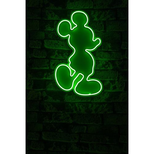 Wallity Ukrasna plastična LED rasvjeta, Mickey Mouse - Green slika 10