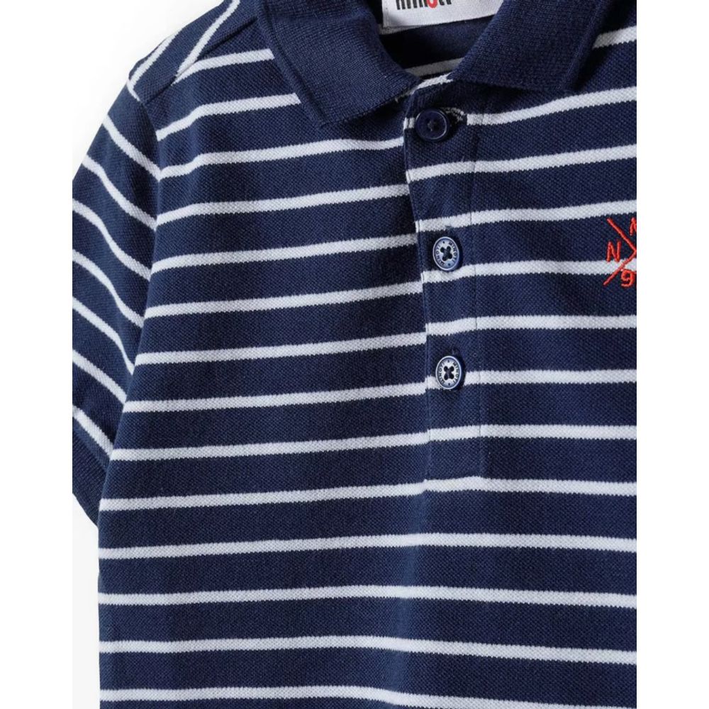 Minoti Polo majica za bebe - Pruge, 18-24 mj slika 3