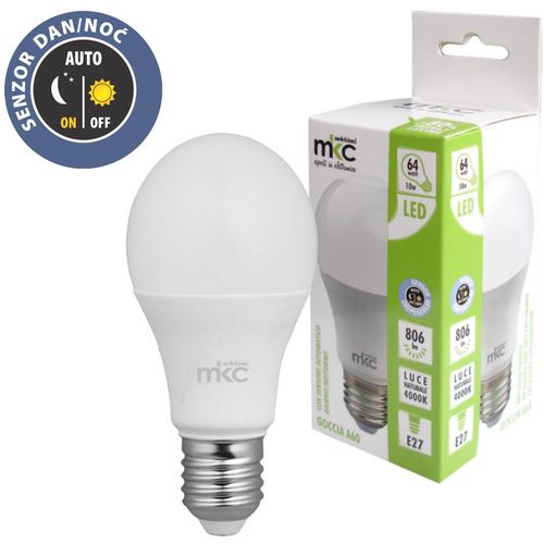 MKC žarulja sa senzorom dan/noć, LED 10W, E27, 220V,4000K - LED A60 E27 10W-N slika 1
