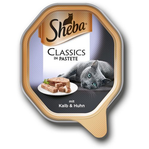 SHEBA Classic, pašteta s teletinom i piletinom, u štruci, 85 g slika 1
