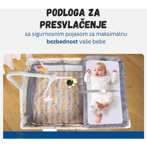 Prenosivi krevetac za bebe slika 9