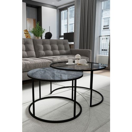 Kyoto - Transparent, Marble, Anthracite Transparent
Marble
Anthracite Coffee Table slika 2