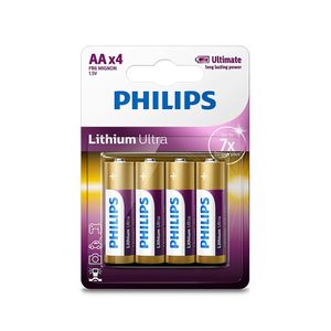 Philips Lithium ultra baterije AA, 4 komada FR6LB4A/00