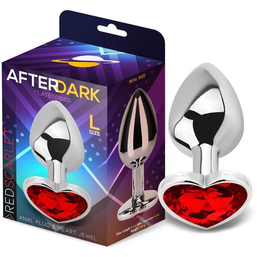 Afterdark Aluminium Heart Butt Plug S/M/L slika 10
