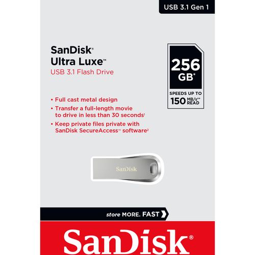 SanDisk 256GB Ultra Luxe™ USB 3.1 Flash Drive slika 4