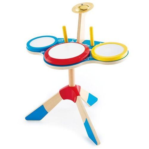 Hape Drveni bubnjevi Drum and Cymbal Set E0613A  slika 1