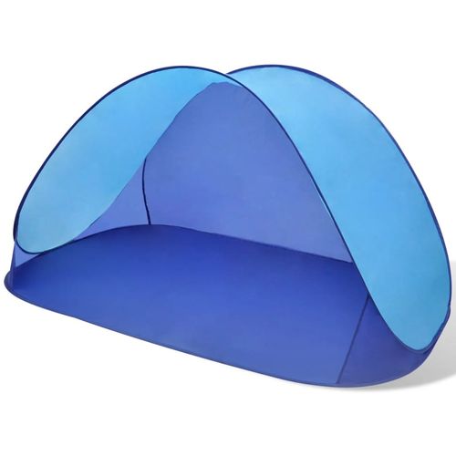 Vanjski sklopivi šator za plažu vodootporna svjetlo plava tenda slika 15