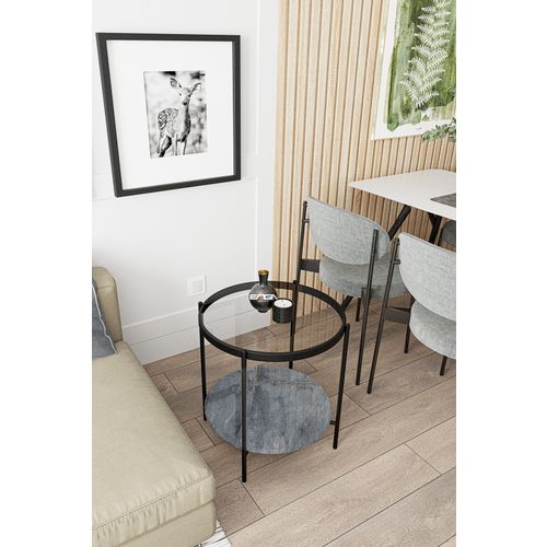 Tory - Transparent, Marble, Anthracite Transparent
Marble
Anthracite Side Table slika 2