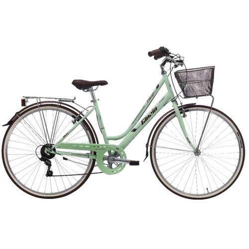 CINZIA 28" CTB VILLAGE LADY 6B V-BRAKE LIGHT MATT GREEN slika 1