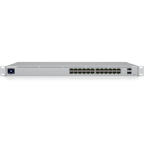 Ubiquiti Pro 24  24-port  Layer 3 switch supporting 10G SFP+ connections with fanless cooling slika 4