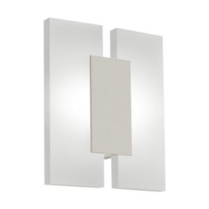 Eglo Metrass 2 Zidna Lampa sa LED Osvjetljenjem, 2x4,5W, 960 Lumen, Nikl-Mat/Bijela