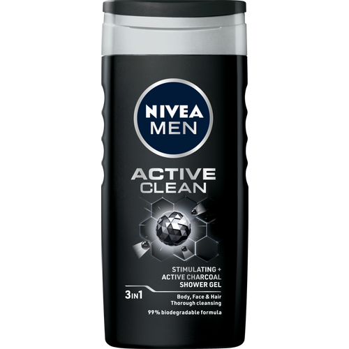 NIVEA Men Active Clean gel za tuširanje 250ml slika 1