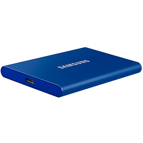 Samsung MU-PC2T0H/WW Portable SSD 2TB, T7, USB 3.2 Gen.2 (10Gbps), [Sequential Read/Write : Up to 1,050MB/sec /Up to 1,000 MB/sec], Blue slika 2