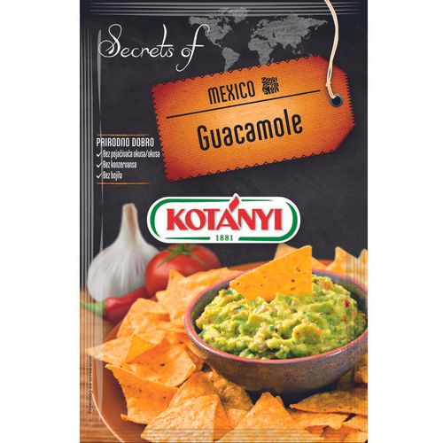 Kotányi Secrets of Mexico - Guacamole 25g slika 1
