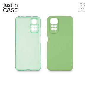 2u1 Extra case MIX paket ZELENI za Redmi Note 11 5G/M4 pro