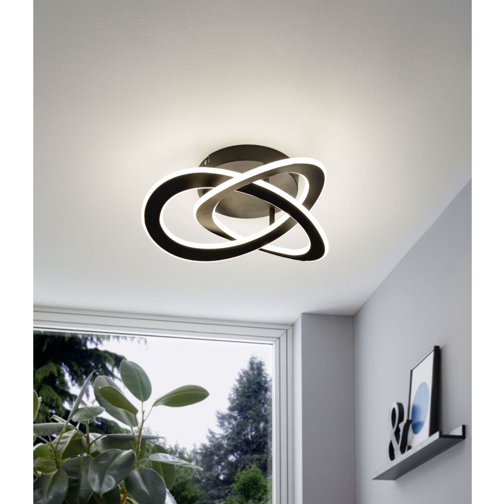 Eglo Rolimare Zidna Lampa - LED, 35W, 5500lm, Crna/Bijela, Plastika slika 2