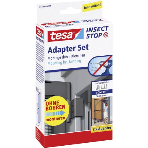 tesa 55193-03 Adapter Alu Comfort set adaptera za mrežu protiv insekata Pogodno za marku (otjerivač životinja) Tesa tesa mreža protiv insekata  3 St. slika 6