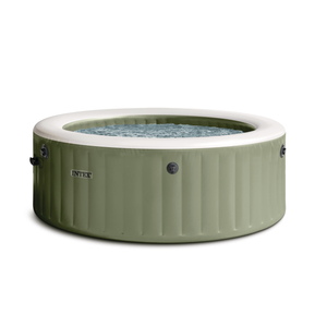 INTEX Masažni bazen Round Bubble Spa za 4 osobe Olive Green 196cm x 196cm x 71cm