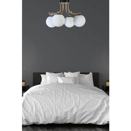 Roma 4 Lü Siyah Beyaz Camlı Avize Black
White Chandelier slika 2