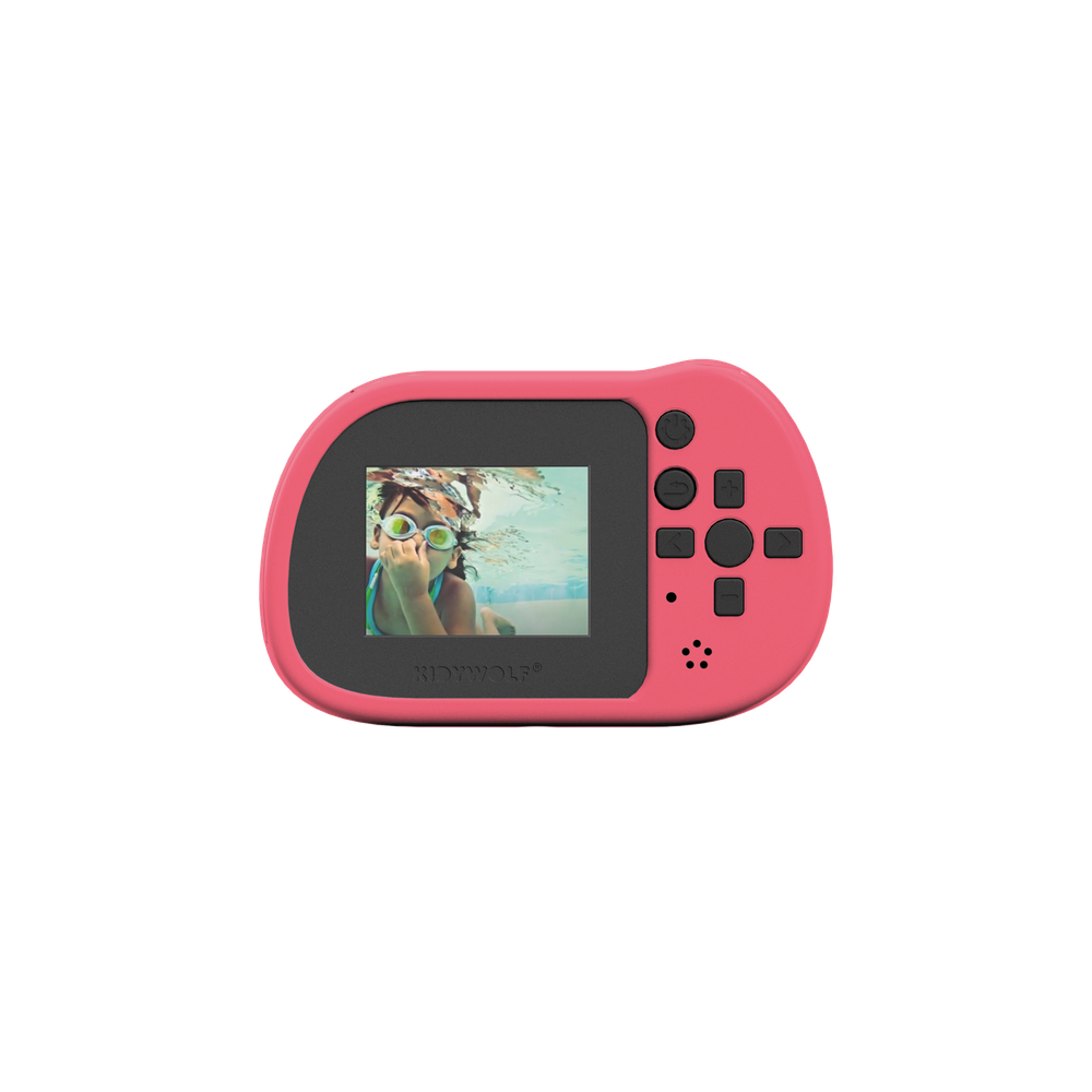 Kidywolf Digitalni vodootporni dječiji fotoaparat Kidycam 8MP/16GB, Pink slika 2