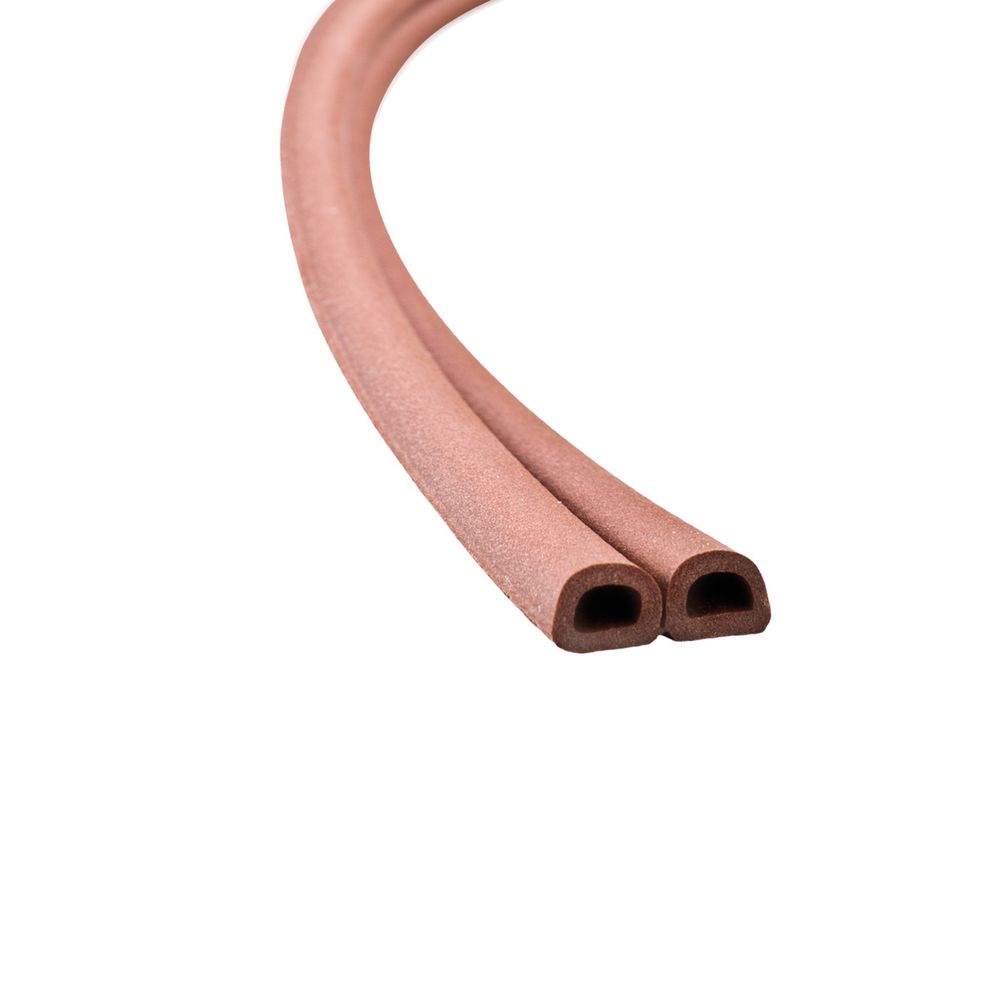 Beorol Samoljepljiva dihtung traka 2x50m, D-profil, braon slika 2
