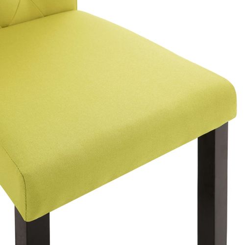 Blagovaonske stolice od tkanine 2 kom zelene slika 7