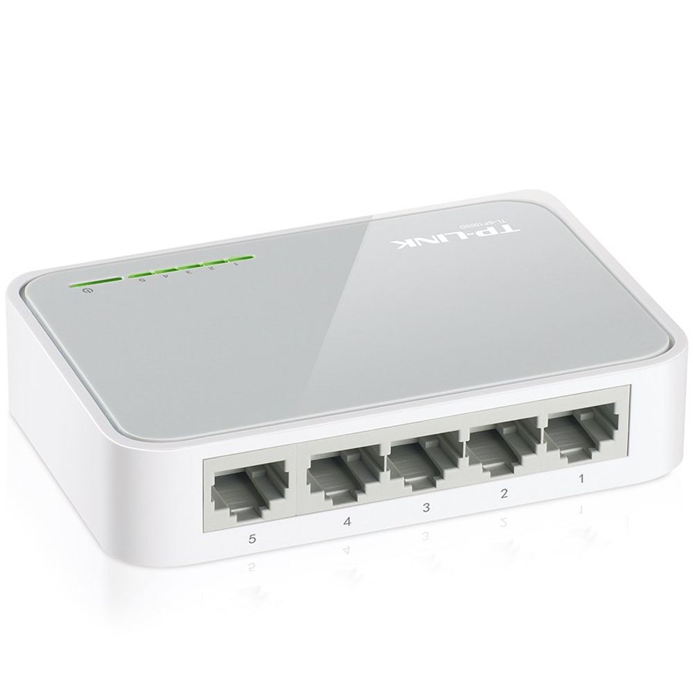 Switch TP-Link TL-SF1005D, 5-Port RJ45 10/100Mbps desktop switch slika 2