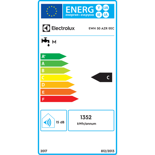 Electrolux Bojler 50 l. X-Heat suhi grijač, 2 kW, IPX4 - EWH 50 AZR EEC slika 5