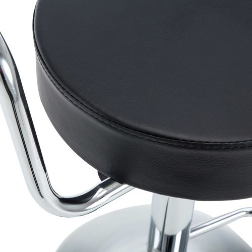Okretni barski stolci od umjetne kože 2 kom crni slika 13