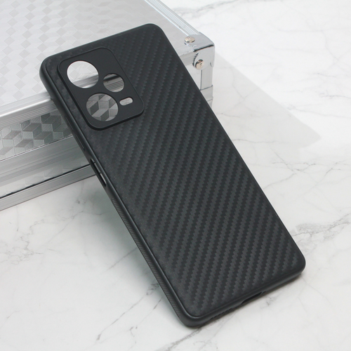 Maska Carbon fiber za Xiaomi Redmi Note 12 Pro Plus (EU) crna slika 1