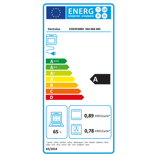 Electrolux ugradbena pećnica EOD3F40BX slika 4