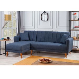 Atelier Del Sofa Kutna garnitura, Aqua Corner Left - Dark Blue