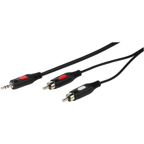 Kabel VIVANCO 46032, RCA M x2 na 3.5mm M, 5m slika 1