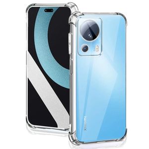 Techsuit Shockproof Clear Silicone prozirna maskica otporna na udarce za Xiaomi 13 Lite