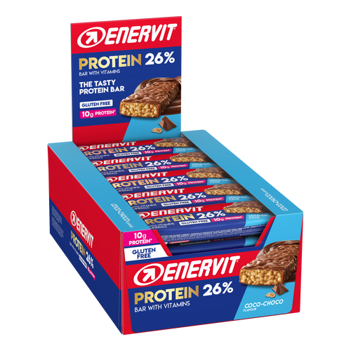 Enervit Sport čokoladice Protein Bar 26% coco-choco bez glutena 40g, 25 komada  slika 1