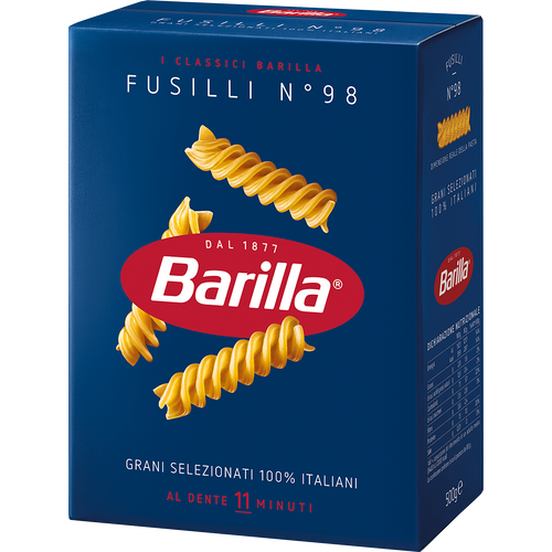 Barilla Fusilli 98 Imu 500g slika 2