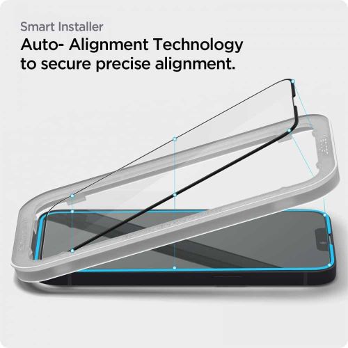 SPIGEN ALIGNMASTER GLASS TR. KALJENO STAKLO ZA iPHONE 13/13 PRO slika 5