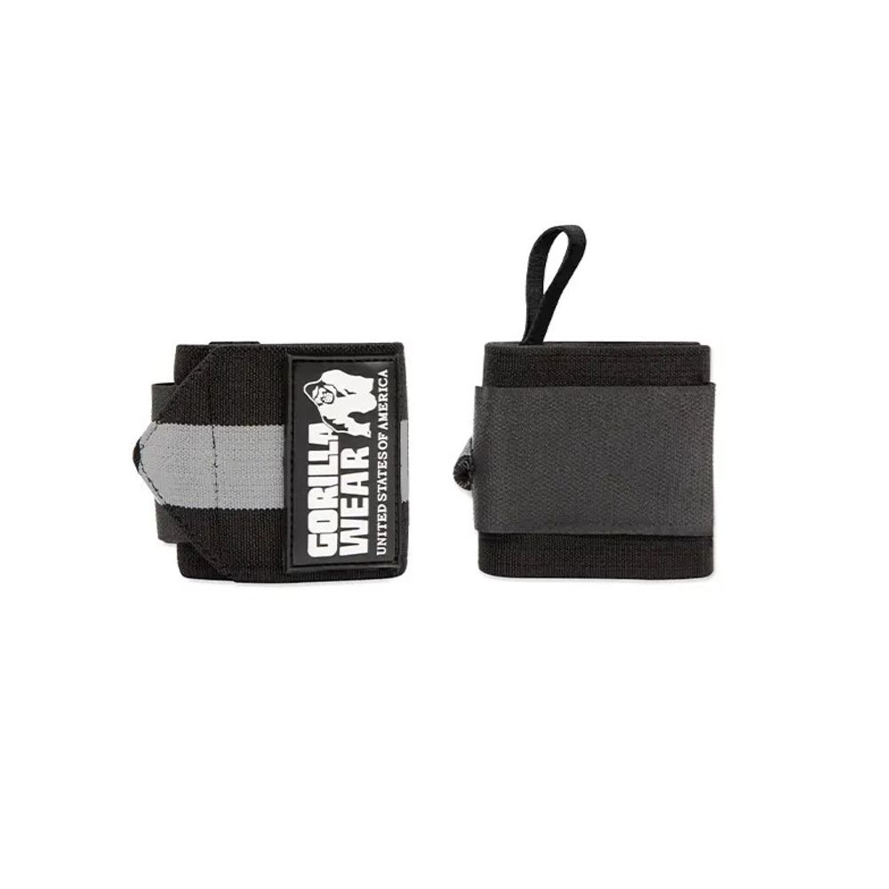 Gorilla Wear Steznici za zglobove ULTRA, Crno/Sivi slika 1