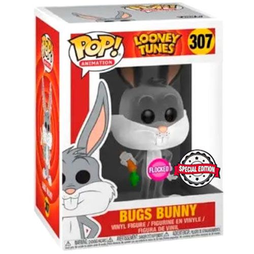 POP figure Looney Tunes Bugs Bunny Flocked Exclusive slika 1