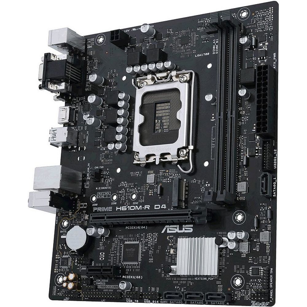 ASUS MB PRIME H610M-R D4-SIIntel H610;LGA17002xDDR4;m.2;VGA,DVI,HDMI;mATX slika 1