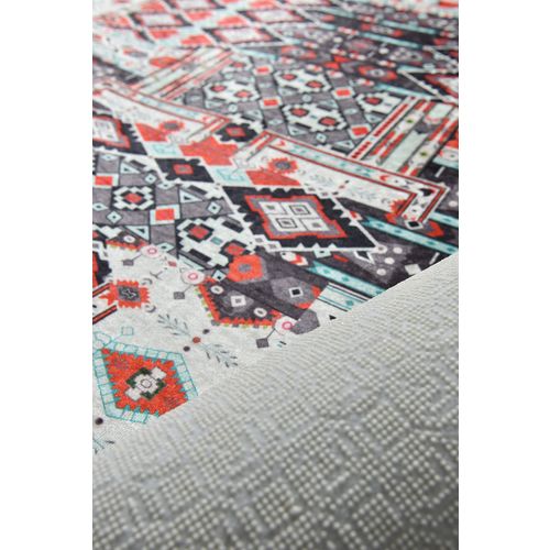 Jasmin - Grey   Multicolor Hall Carpet (100 x 300) slika 2