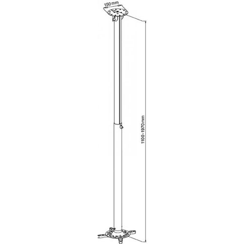 STROPNI NOSAČ PROJEKTORA SBOX PM-200XL slika 5