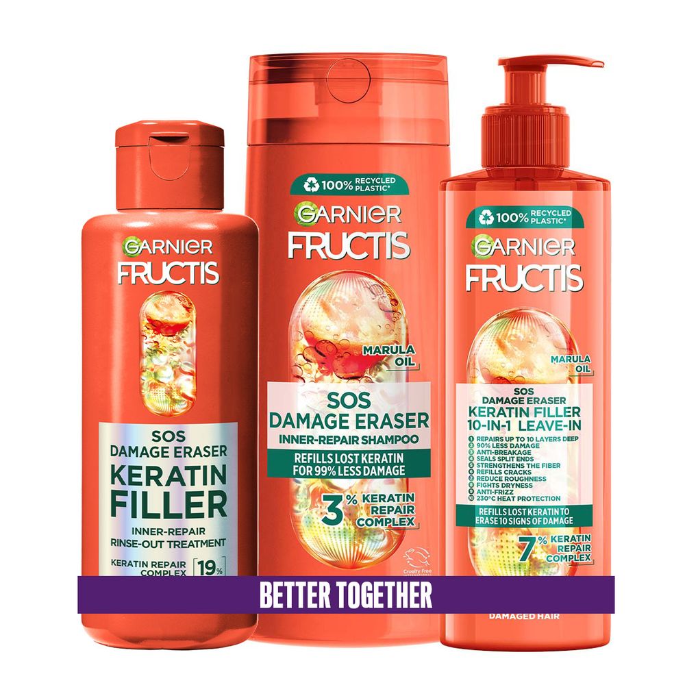 Fructis Sos šampon + Fructis SOS sprej + Fructis SOS tretman slika 1