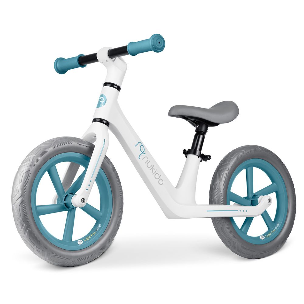 Nukido Light Flee bicikl bez pedala, bijeli slika 1