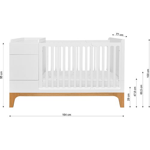 Bellamy UP! krevet 70x120 cm, white slika 44