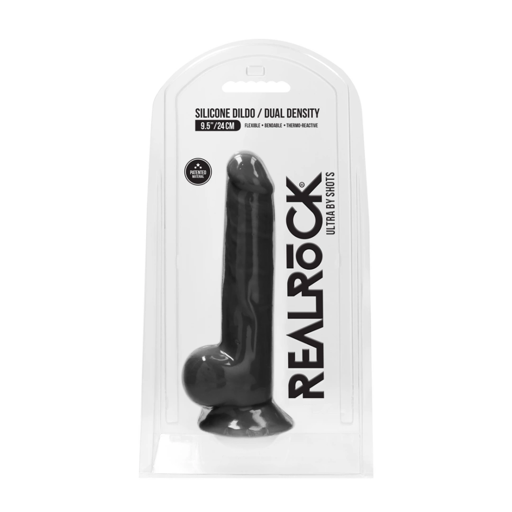 RealRock by Shots Silikonski dildo s kuglicama - 9 / 24 cm slika 7